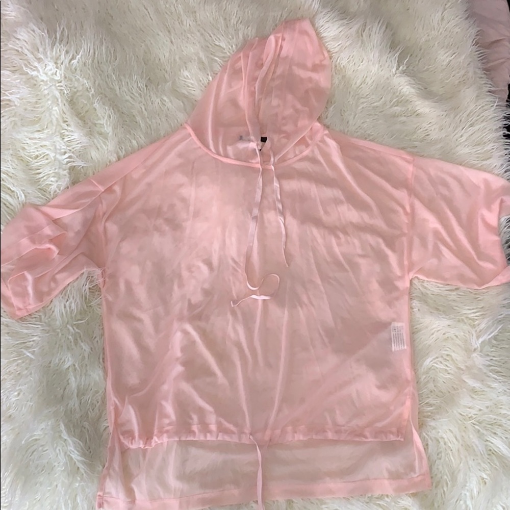 Swim cover up oversized hoodie